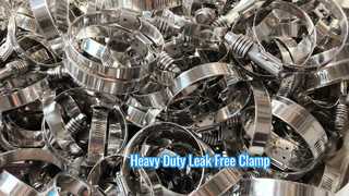 Hose Clamp 113-121mm Size SS316 Stainless Steel With Bolt Galvanized Art. I-270-02