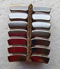 N52 Sintered Permanent Neodymium Arc Magnets NiCuNi Custom Size Width 25mm x Length 30mm x Thickness 9m