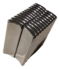 Custom Arc Shape BLDC Motor Neodymium Magnet R14.5 x R17.5 x 40 N50SH Industrial Use