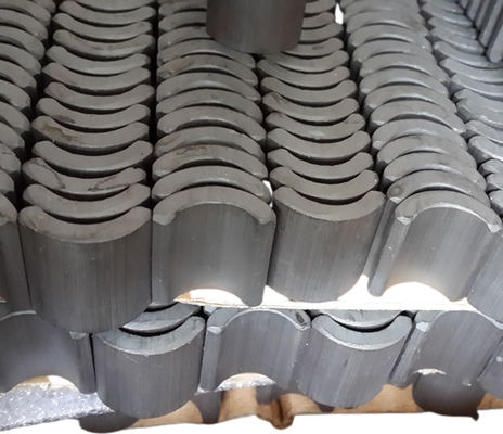 Buy Y30 Y40 Grade Arc Shape Ferrite Magnet for Motor Applications - Custom Hard Ceramic Magnet online manufacture