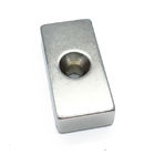 20*10*3mm N35 Neodymium Block Countersunk Magnets With Screw Hole