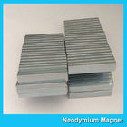 Super Strong N35 N38 N40 N42 N45 N48 N50 N52 Neodymium Ndfeb Magnet Block Silver Coating Permanent