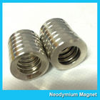 Multipole Radial Magnetization N45 OD14 x ID10 x 3 Neodymium Magnets Ring Shaped for Speaker / Sensor / Buoys