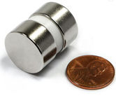 Disc Shaped Neodymium Permanent Magnets N38 Ndfeb Magnet Super Strong