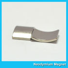N52 Super Strong Neodymium Motor Magnets Nickel Coating Arc Shaped