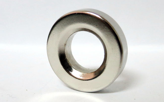 Permanent NdFeB Rare Earth Ring Magnets For Speaker / Electromotor / Generator