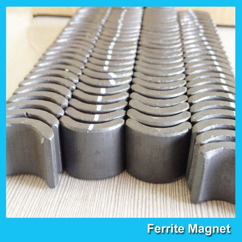 Custom Industrial Arc Shape Ferrite Magnet For Ceiling Fan BLDC Motor