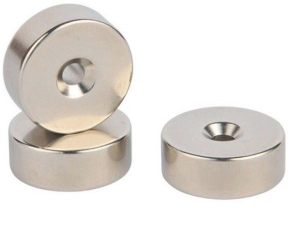 Neodymium Permanent Rare Earth Ring Magnets With M3 Countersink Holes