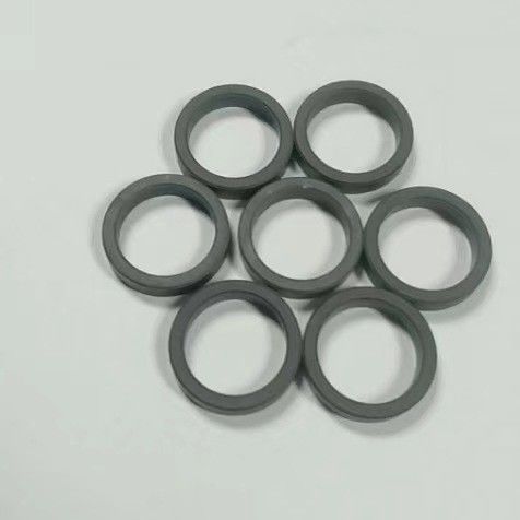 Customized OD25 X ID19.20 X H5mm Isotropic Sintered Barium Ring Ferrite Magnet Radial Field